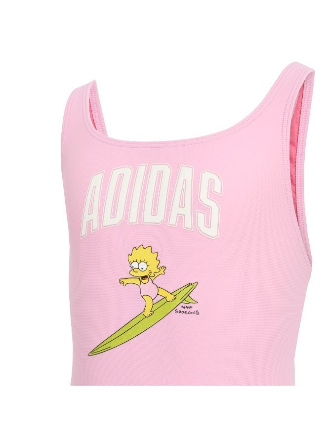 adidas The Simpsons V-back Swimsuit Kids - Image 1